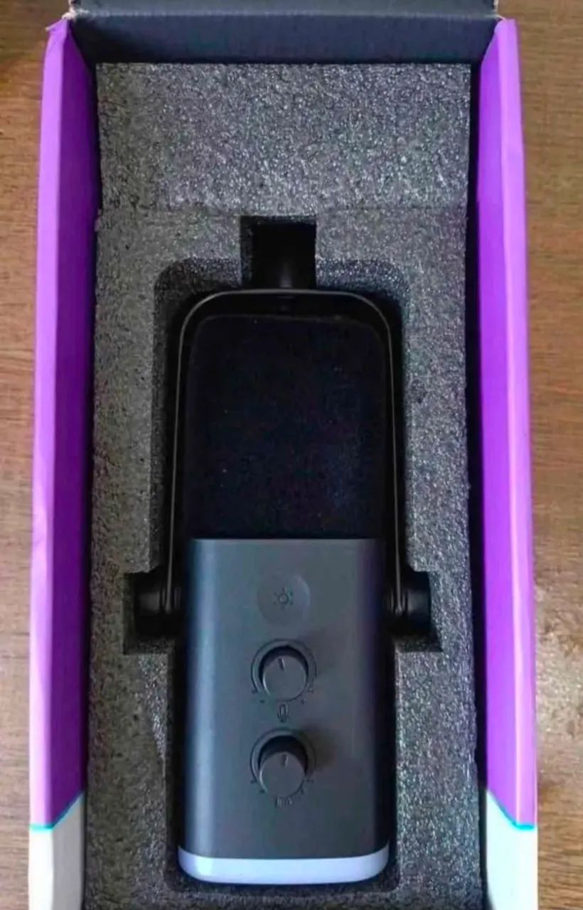 Microfone Gamer Fifine AM8 NOVO RGB - Foto 3