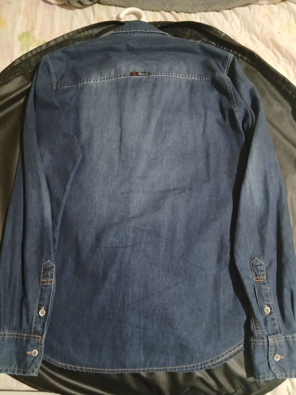 Camisa Jeans Revanche Original Slim - Ótimo Estado - Foto 3