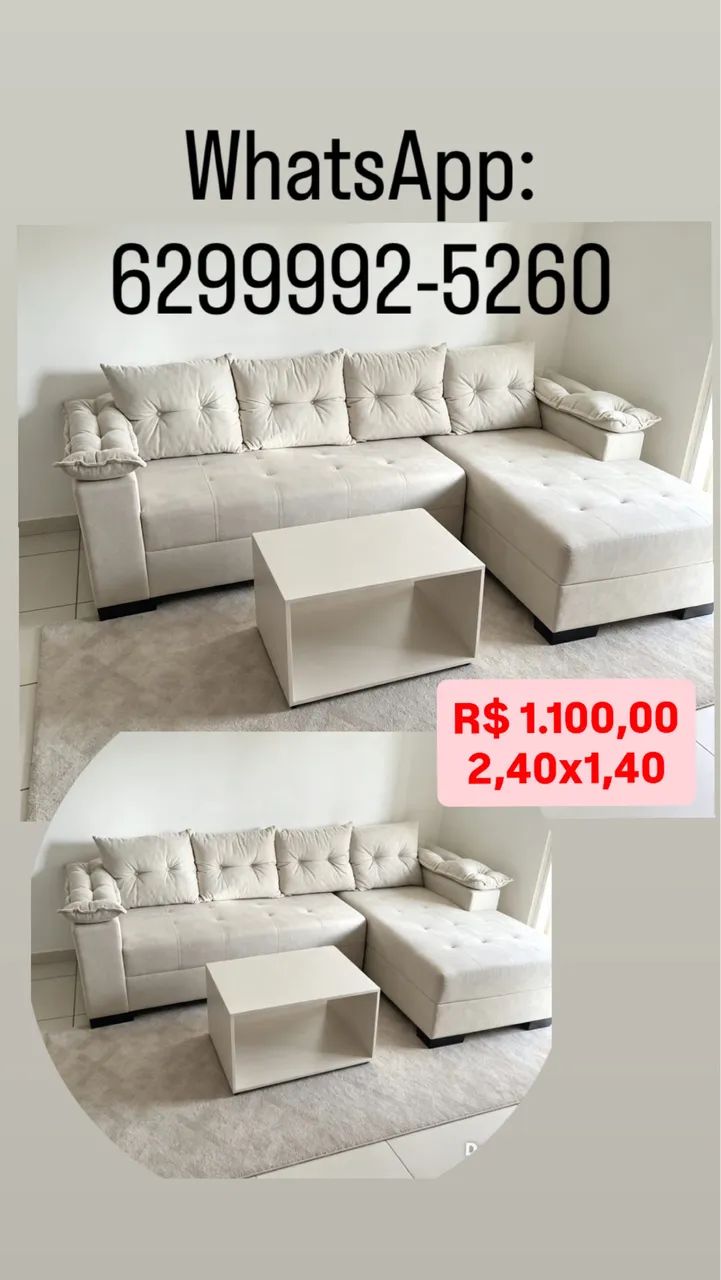 Sofá pronta entrega (///) 
