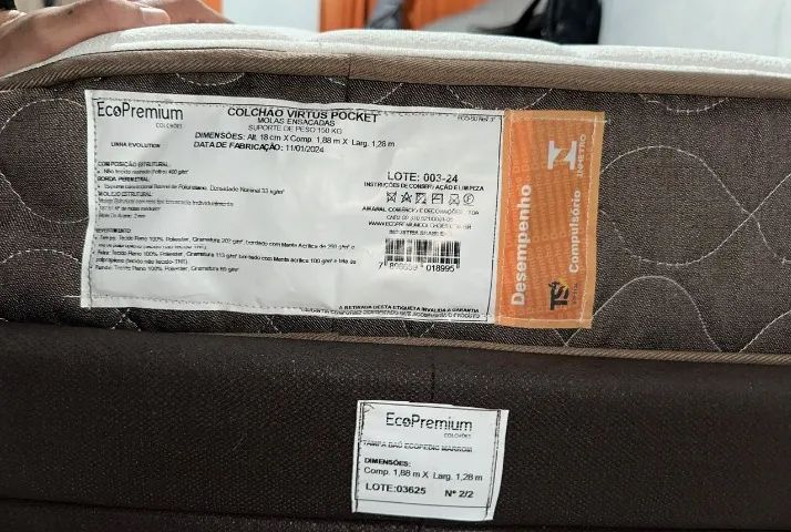 Vendo conjunto cama baú + colchão em excelente estado! - Foto 3