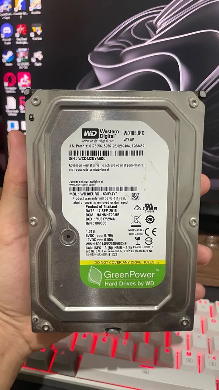 HD Western 1 TB 