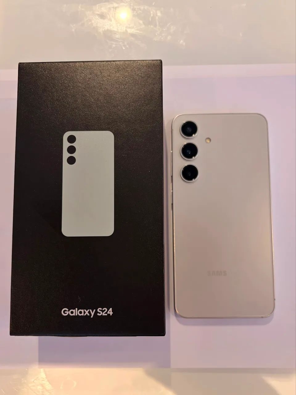 Samsung Galaxy S24 256GB 5G Cinza Impecável - Celulares e