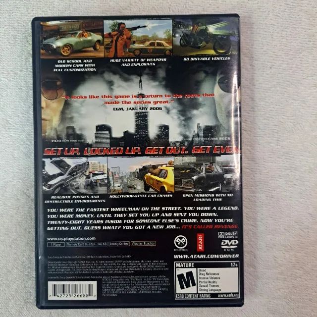 Driver Parallel Lines Original Americano Completo Ps2 - Playstation 2 - Foto 2