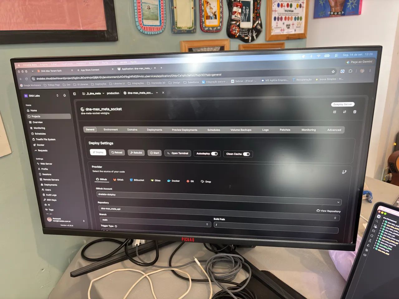 Monitor Gamer Pichau 4k 144hz 28 polegadas - Foto 2