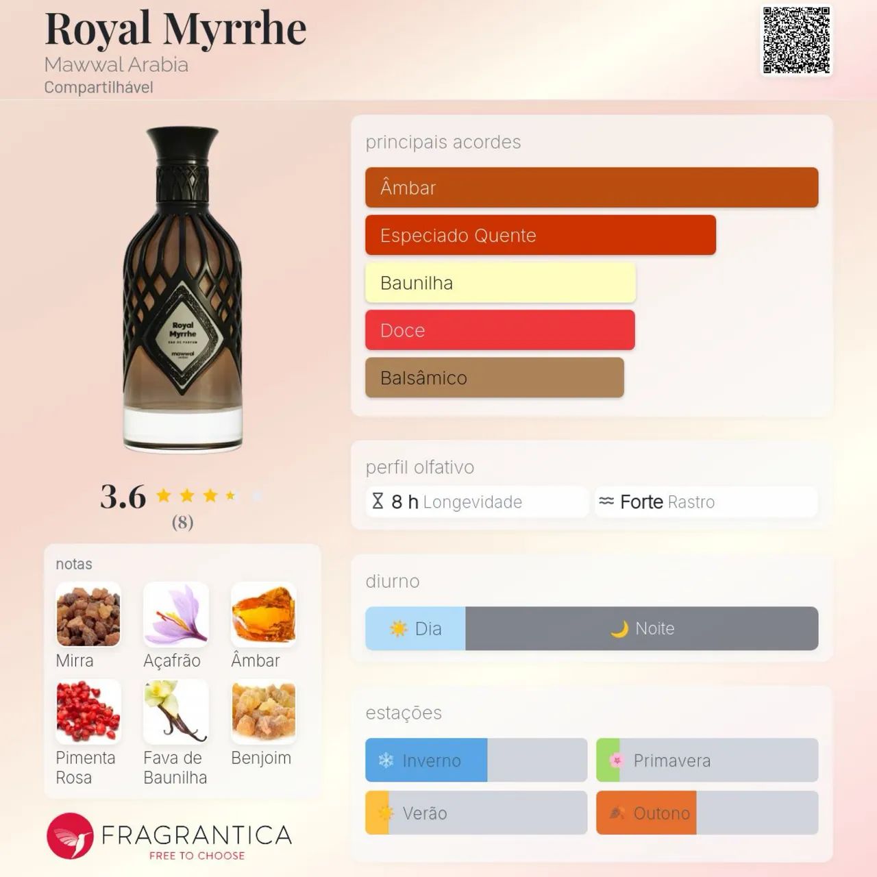 Perfume Royal Myrrhe Mawwal - Foto 3