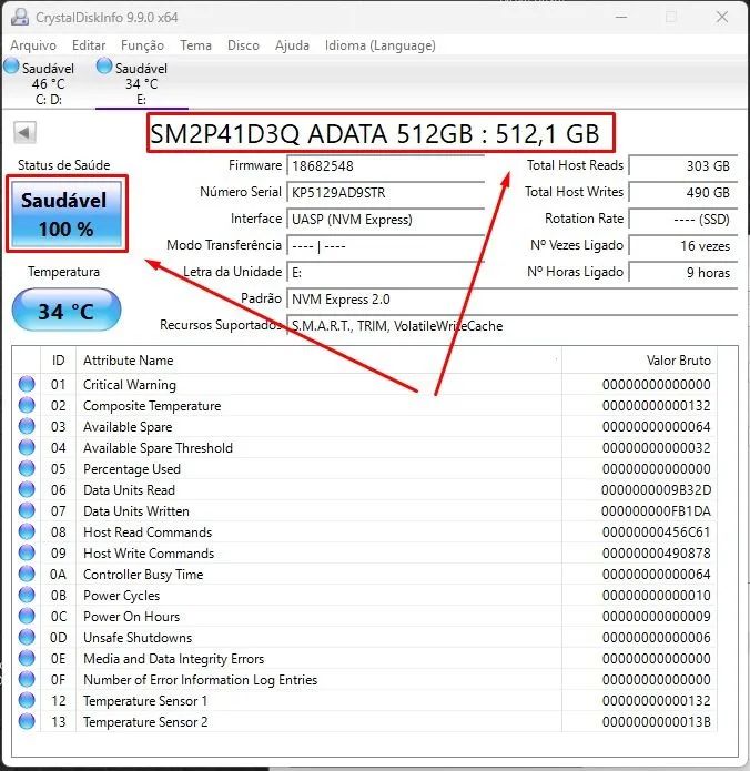 NVME Gen 4X4 512GB - Foto 3
