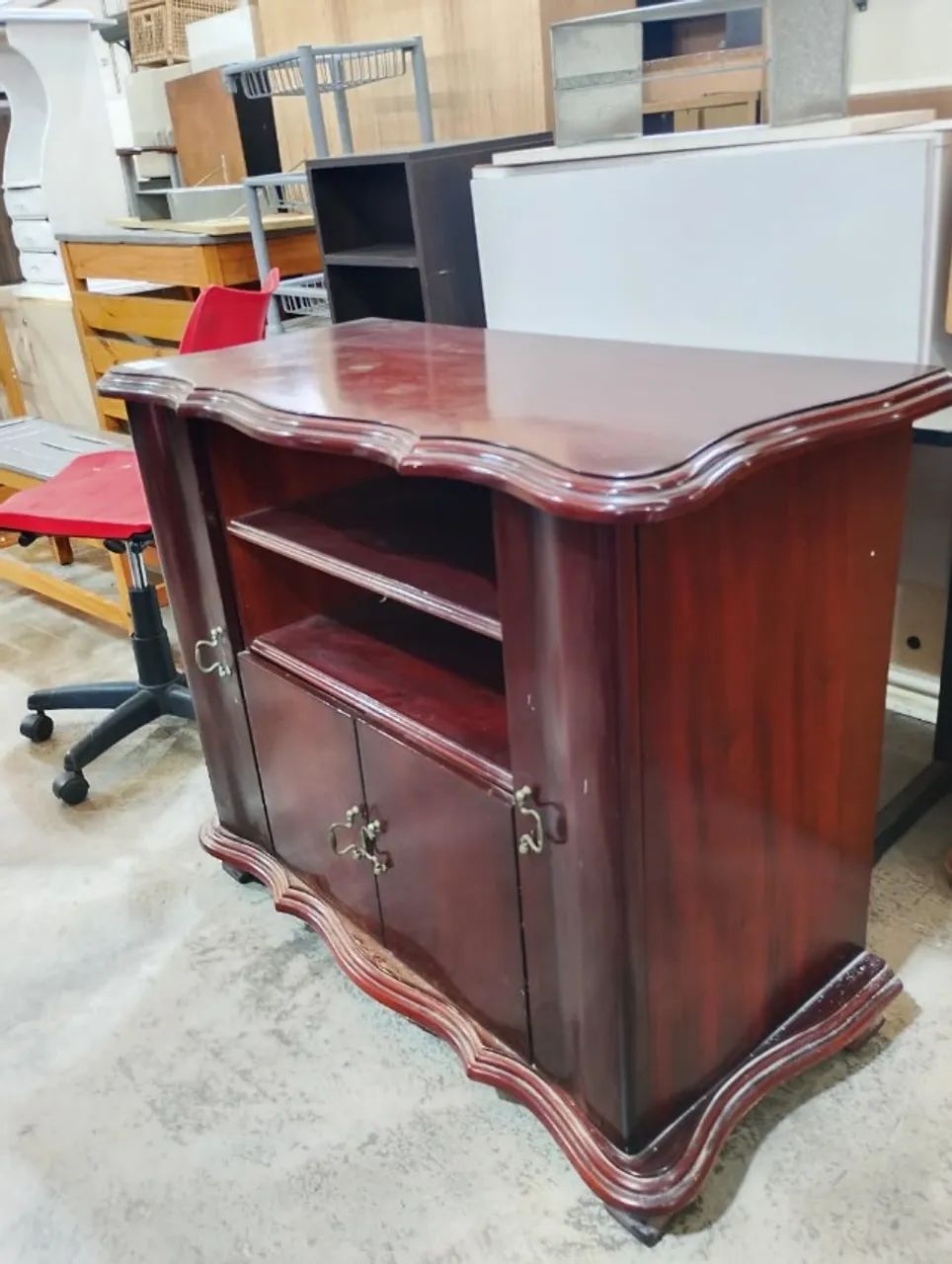 Rack de madeira Vintage - Foto 4