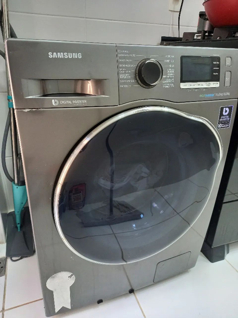 Máquina de lavar lava e seca Samsung