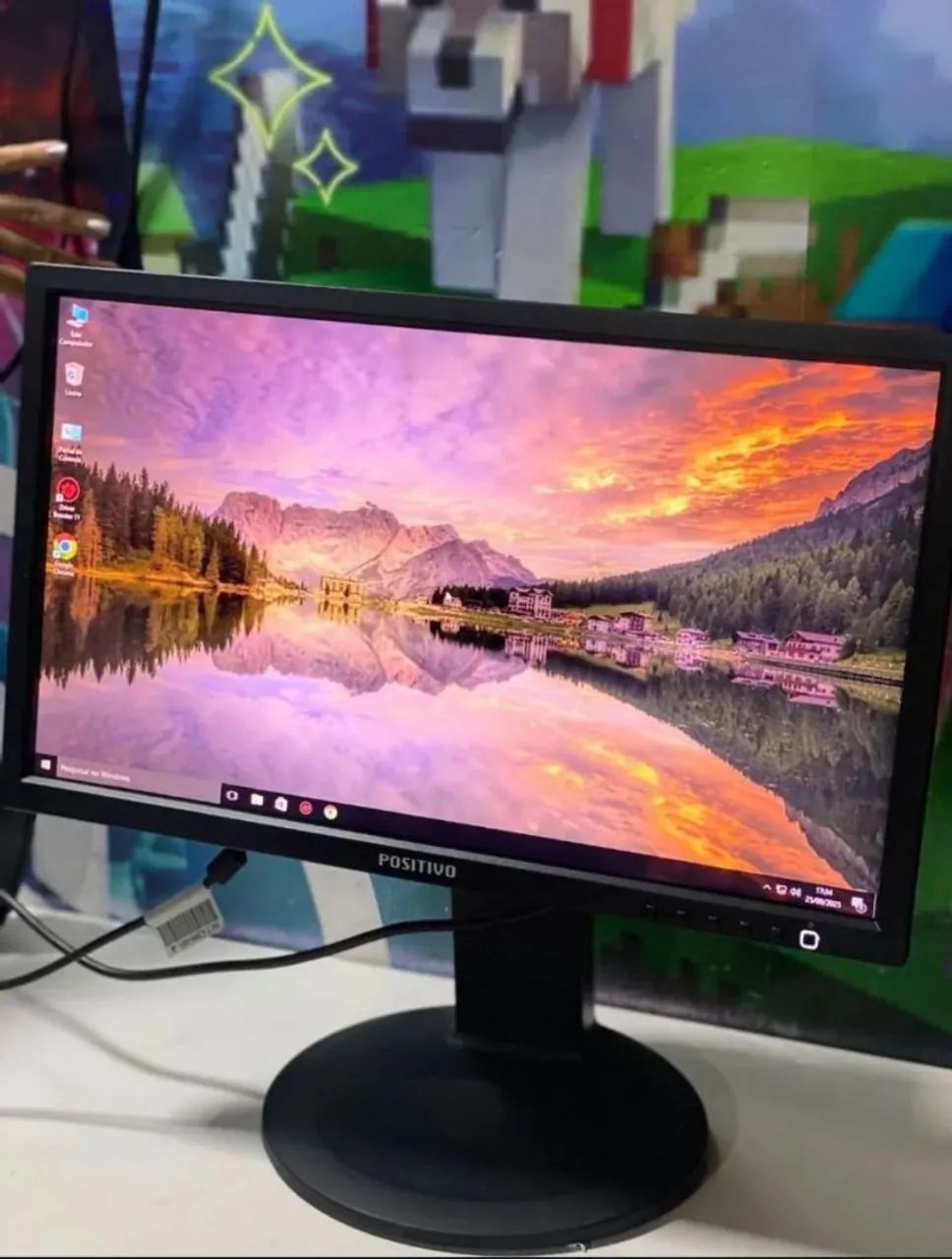 Monitor Positivo e LG (tela giratória) com garantia  - Foto 3