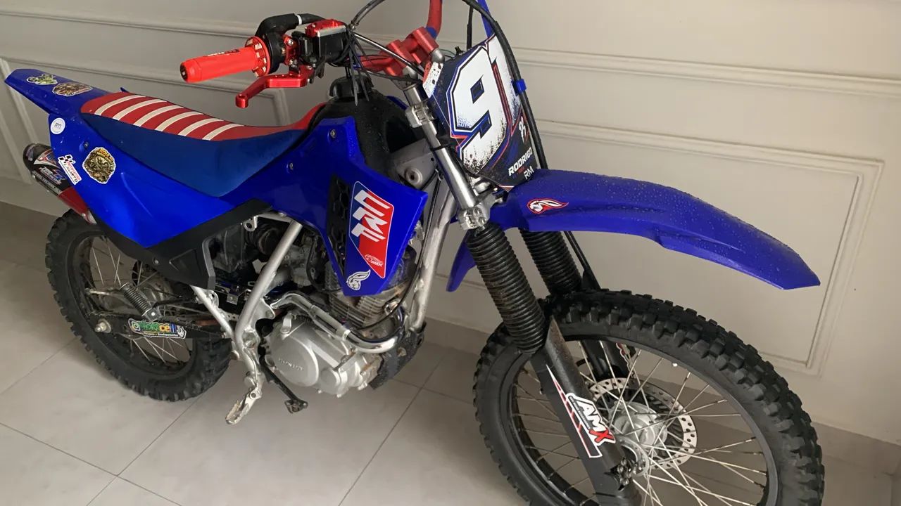 CRF moto Nx200 com motor de 150 carburada  - Foto 3