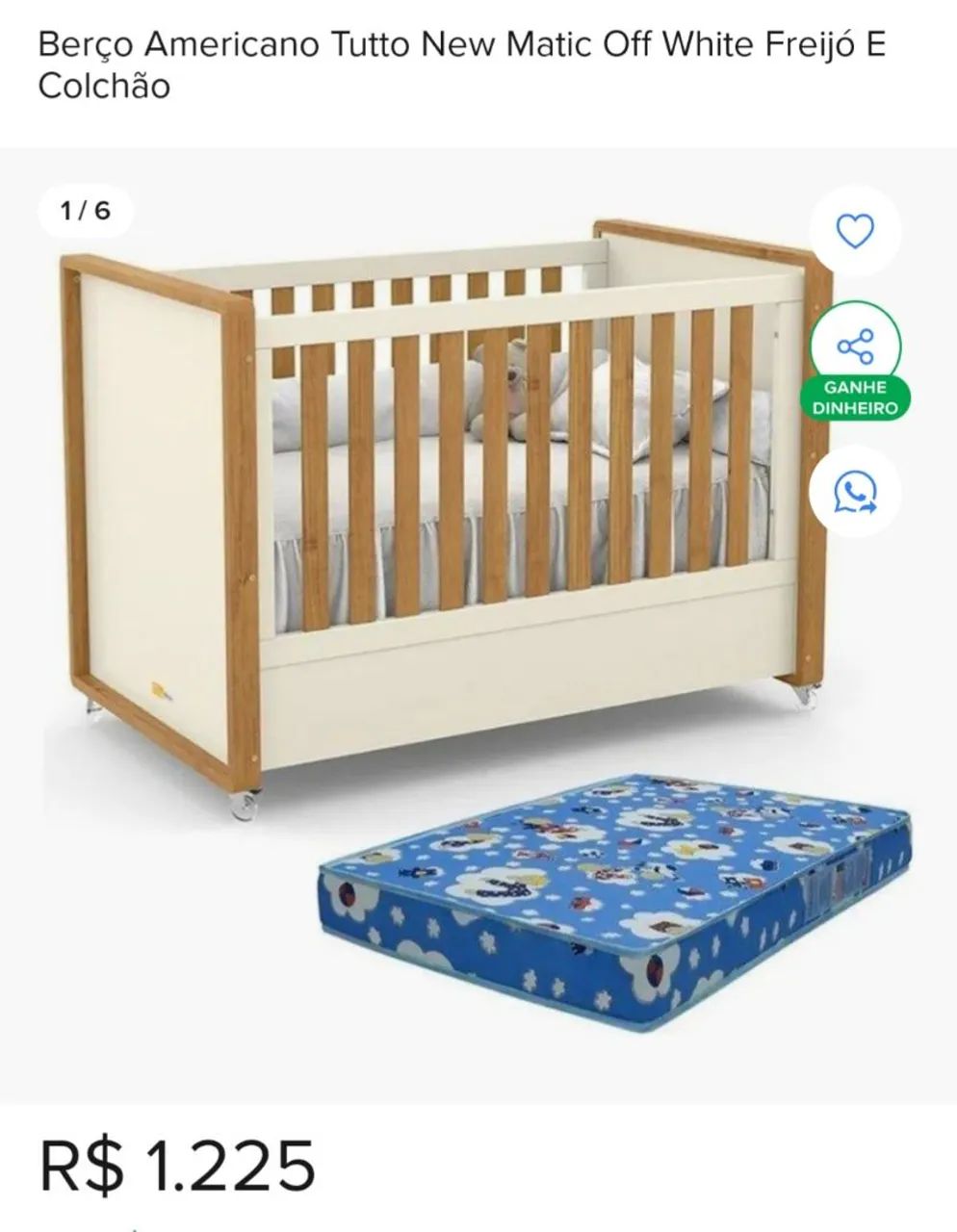 Berço, caminha Matic65704323153281123