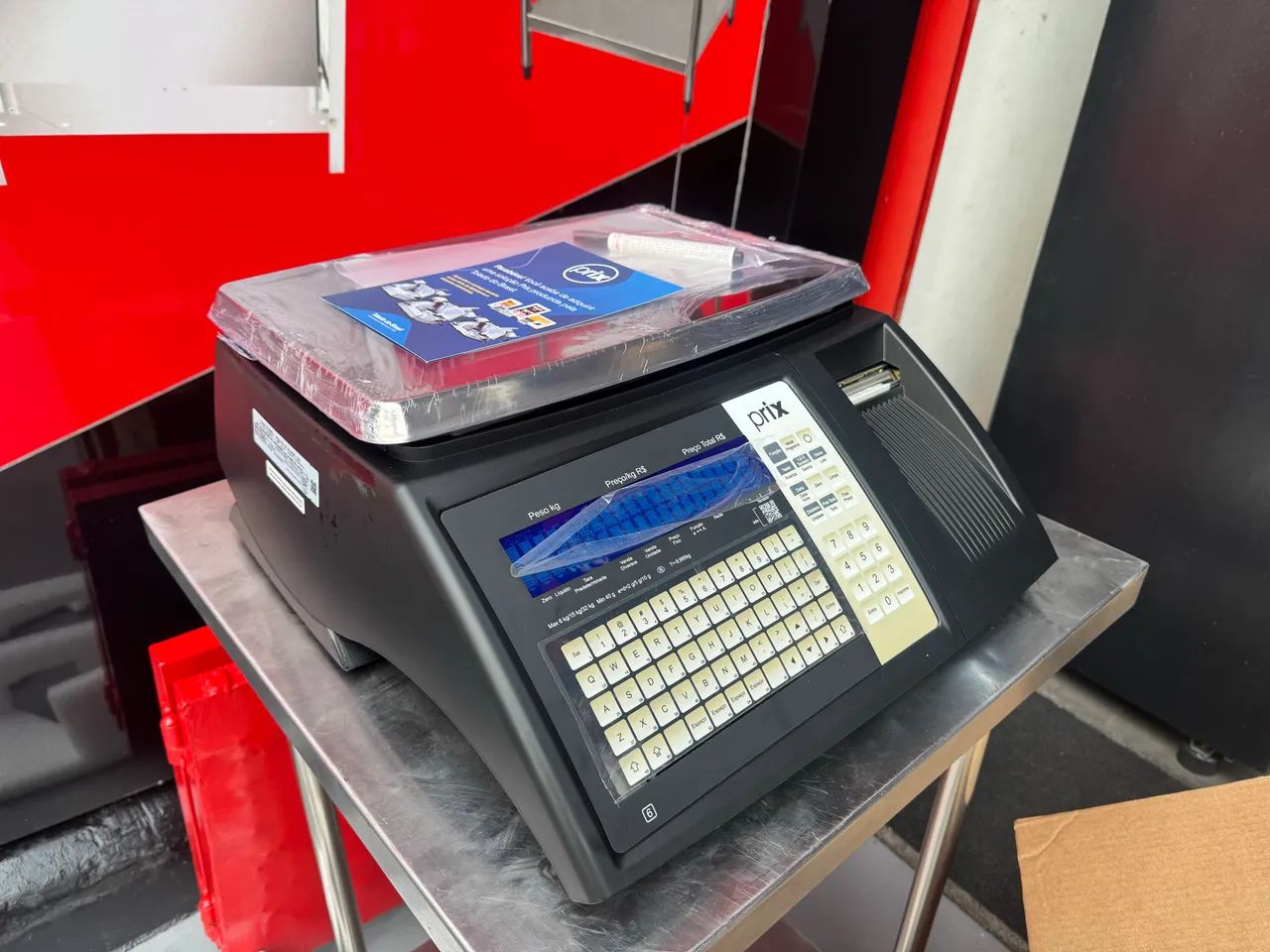 VENDO UMA BALANÇA ETIQUETADORA PRIX 6 NOVA SEM USO - Foto 4