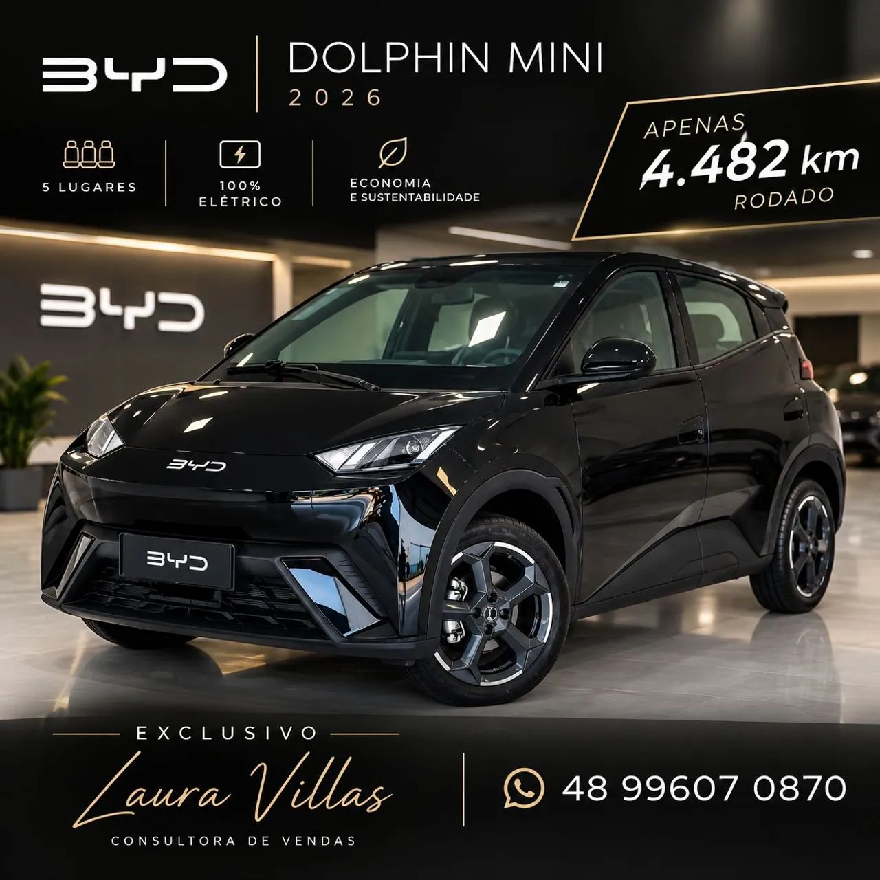 BYD Dolphin Mini (Elétrico) 2026