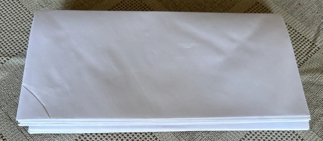 KIT COM 95 ENVELOPES BRANCOS