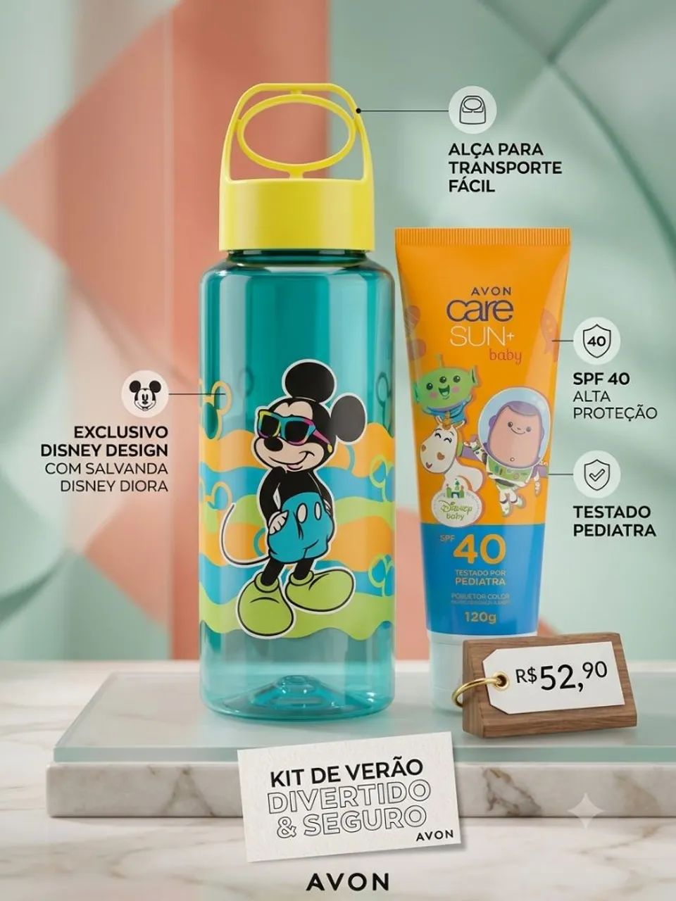 Kit proteção verão infantil