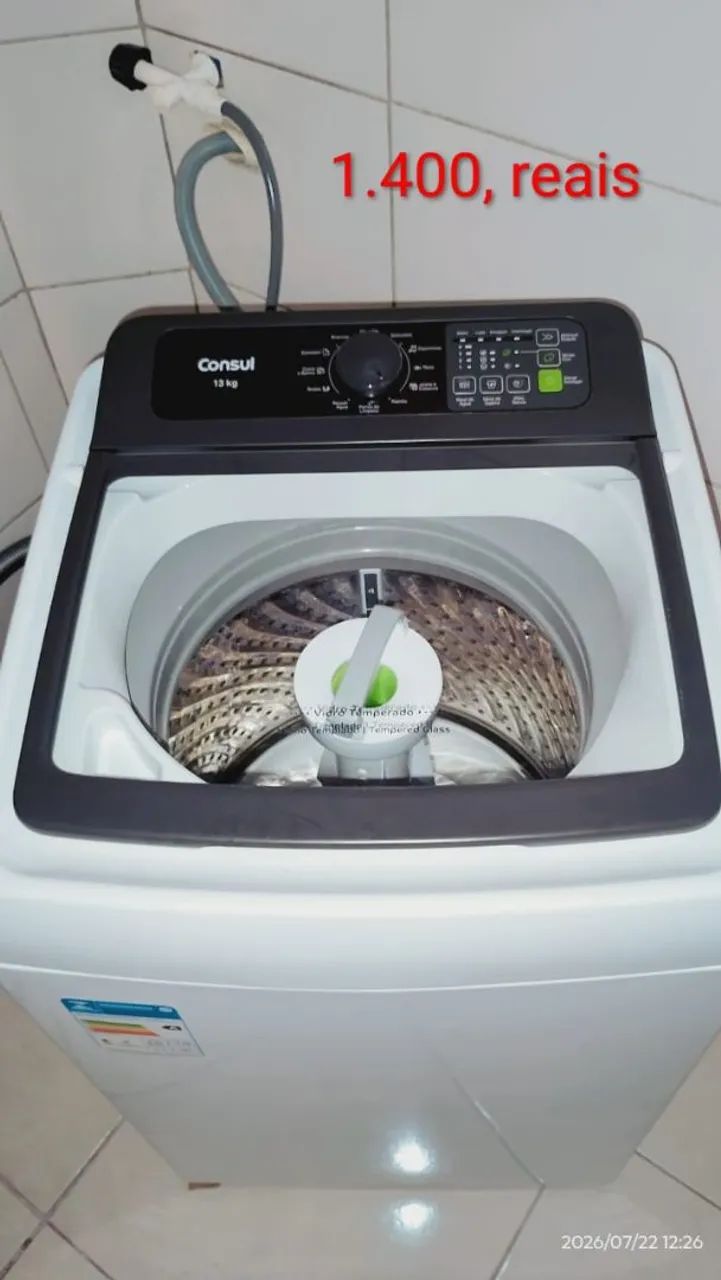 Vendo máquina Consul 13 kg 