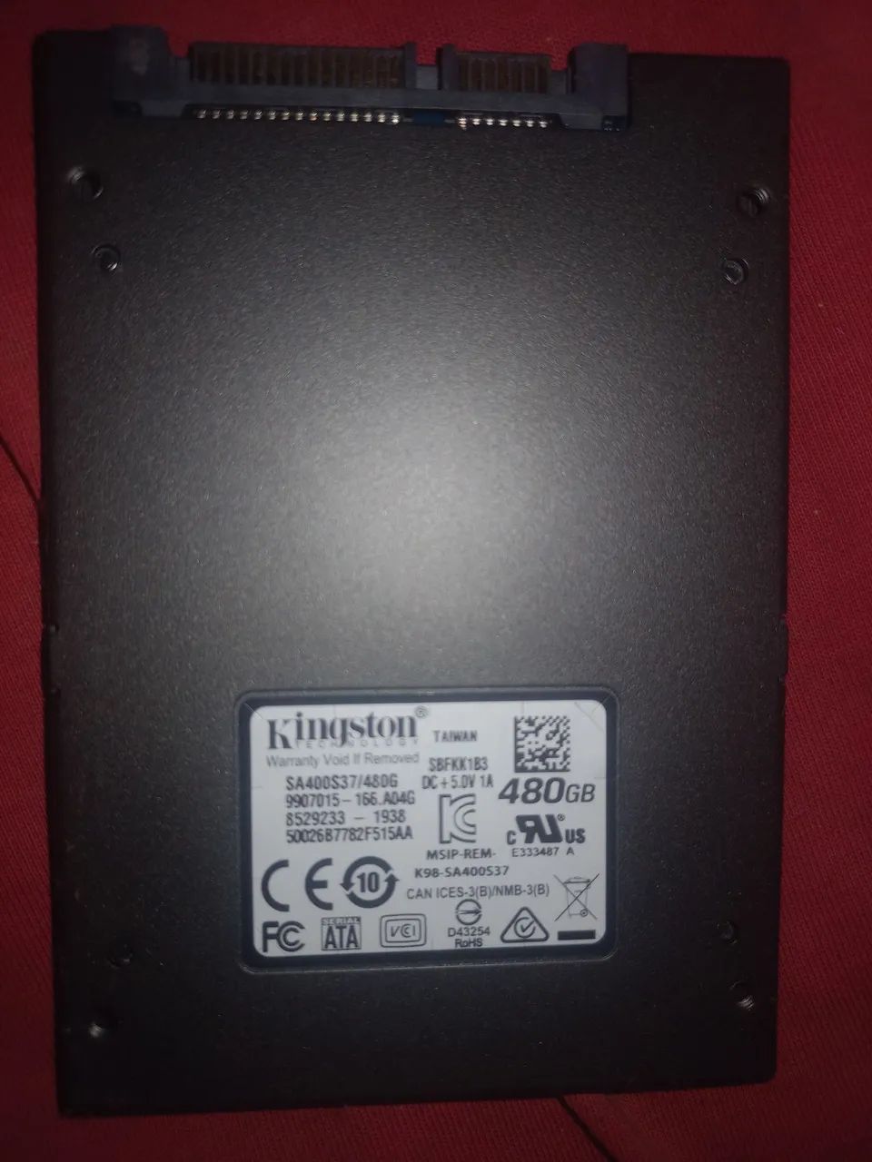 Vendo SSD KINGSTON 480GB PERFEITO - Foto 2