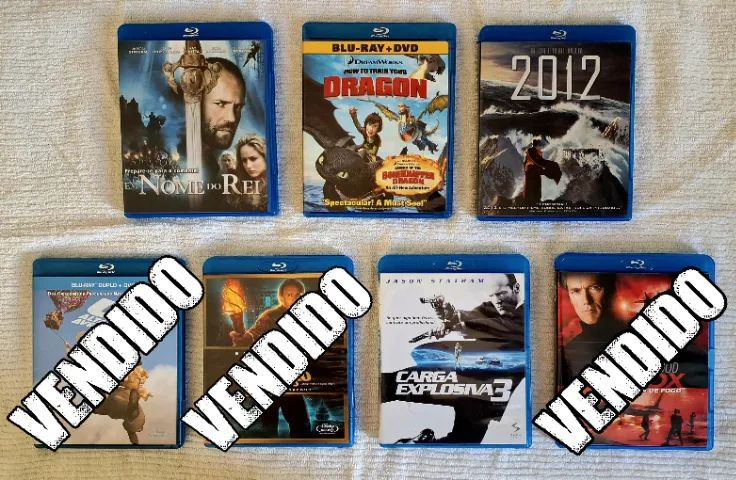 Filmes em Blu-ray - 2012, Em Nome do Rei, Carga Explosiva 3, Firefox, e Muito Mais 