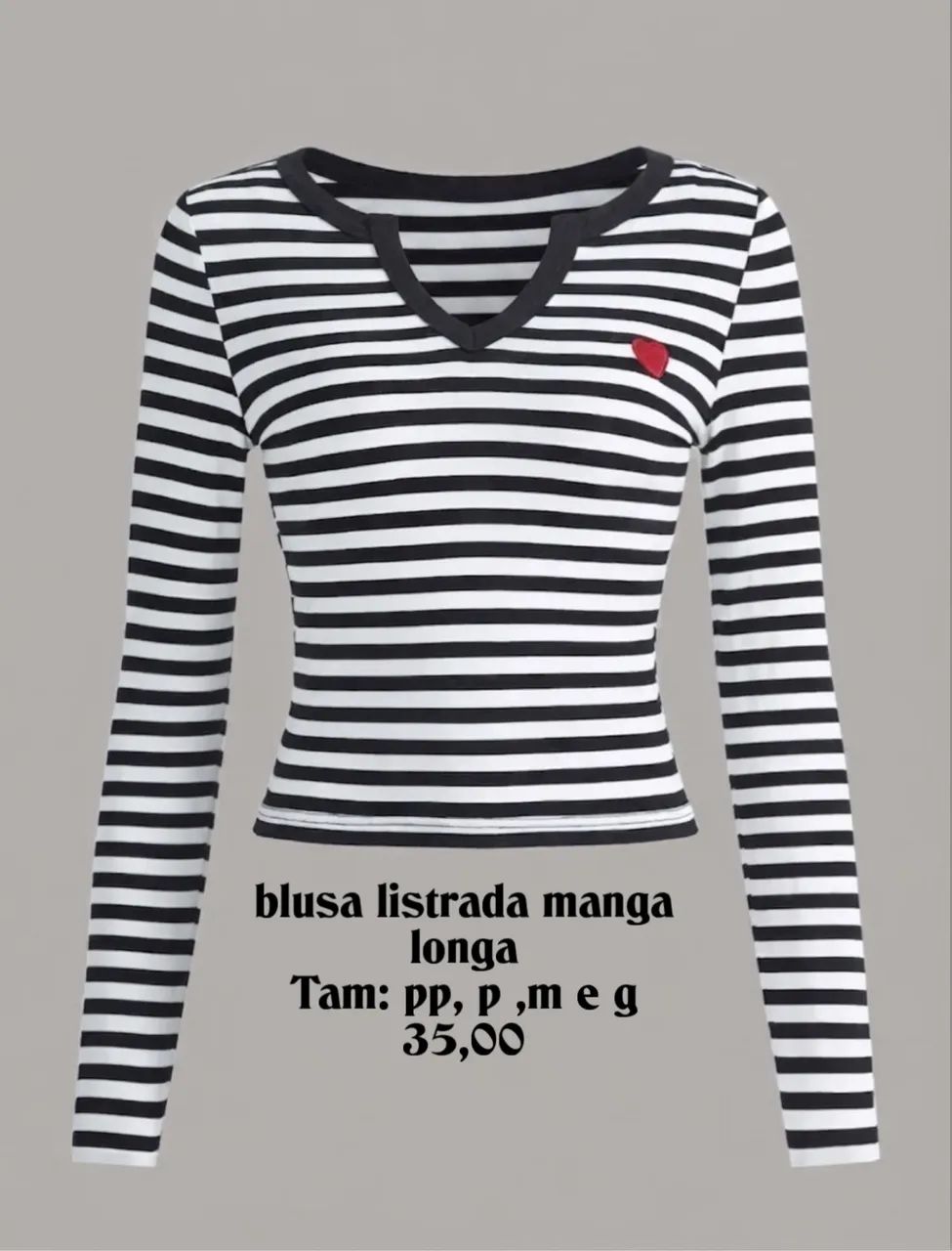 Blusa listrada 