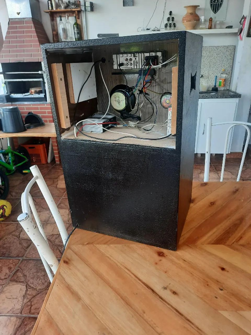 Caixa de som modelo BOB com alto falante de 12 polegadas. - Foto 6