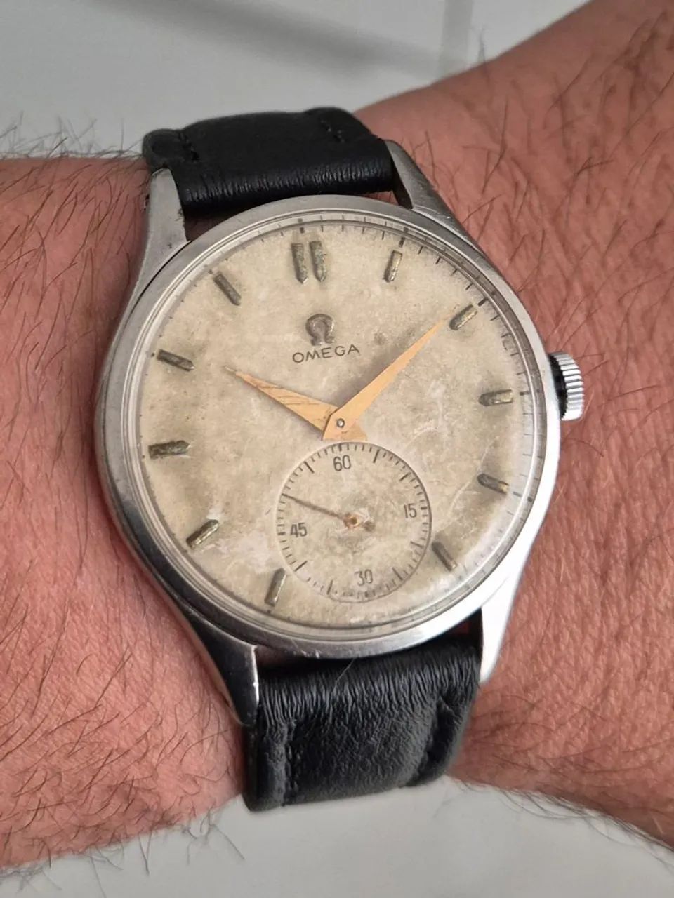 Relógio Omega Jumbo 38mm Raro Vintage - Foto 2