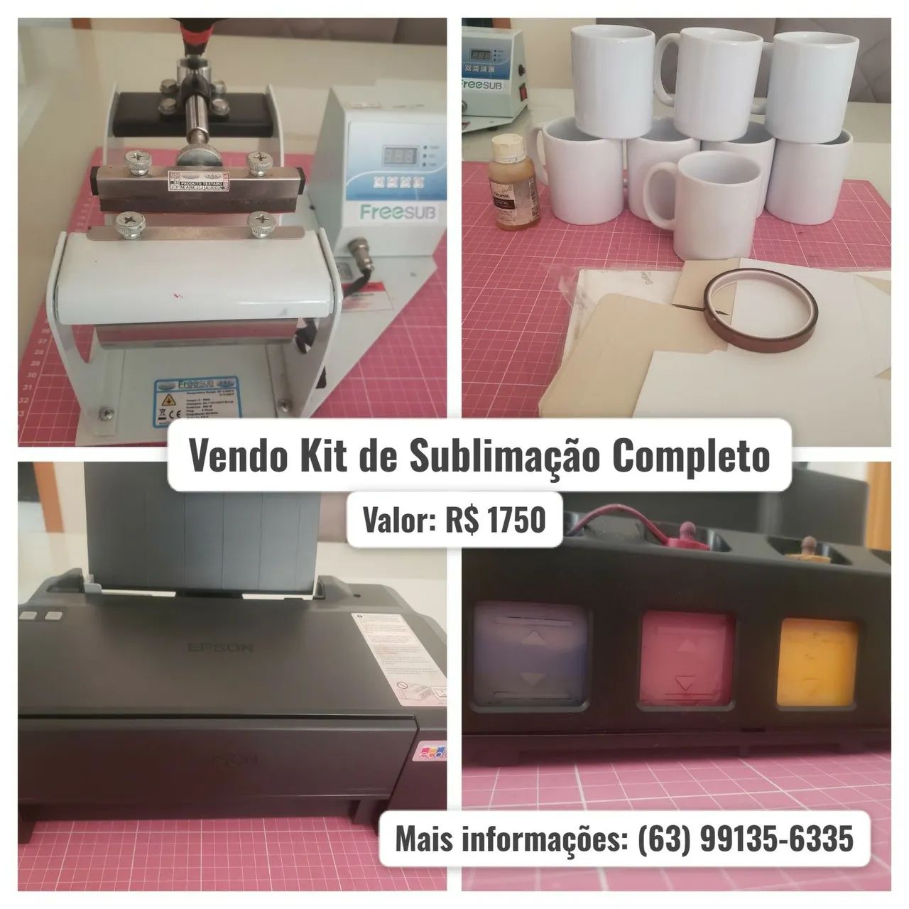 Kit de sublimação 
