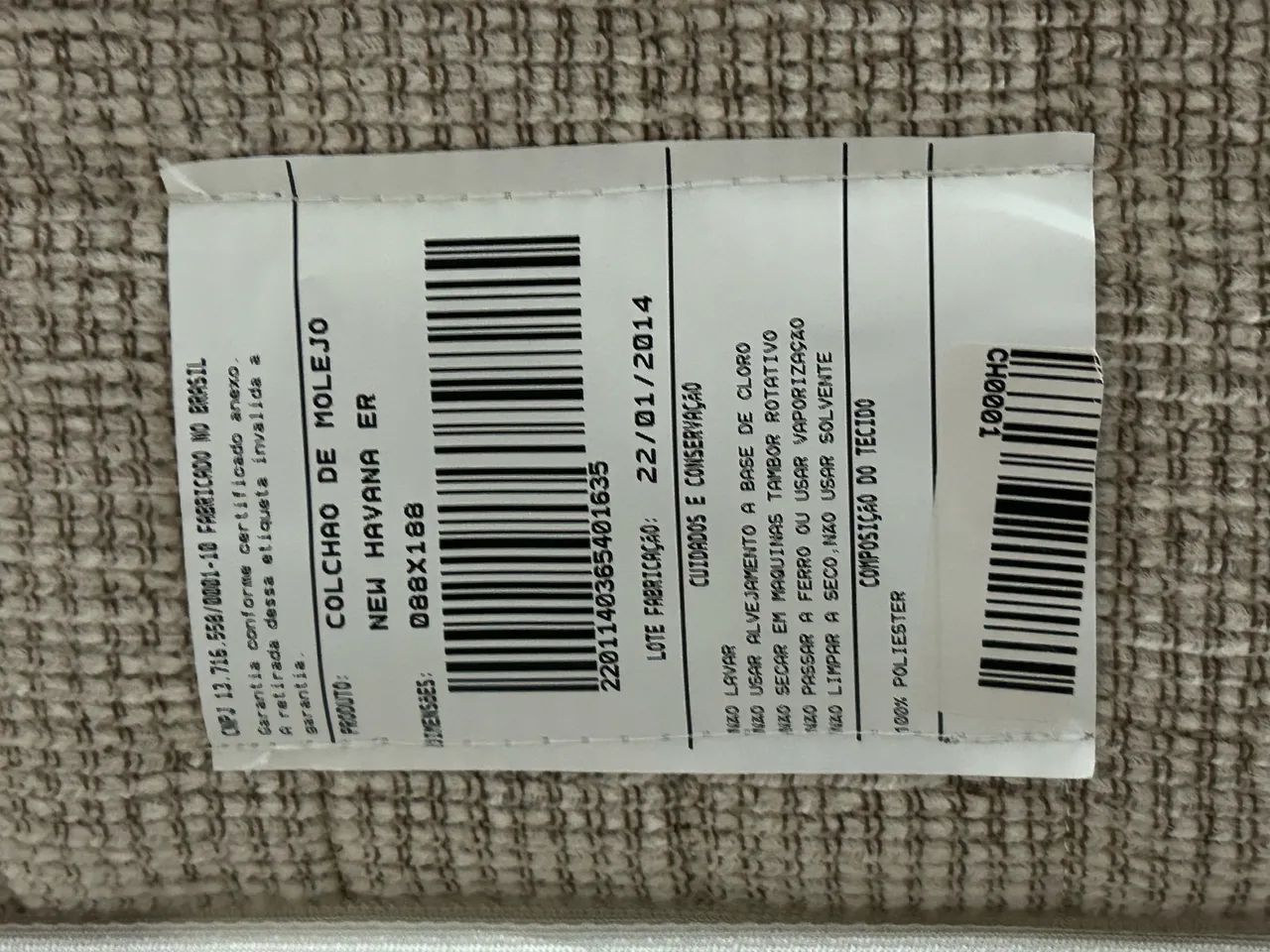 Cama Box Solteiro Molas Herval + Base 0,88x1,88m - Limpa e Conservada - Foto 2