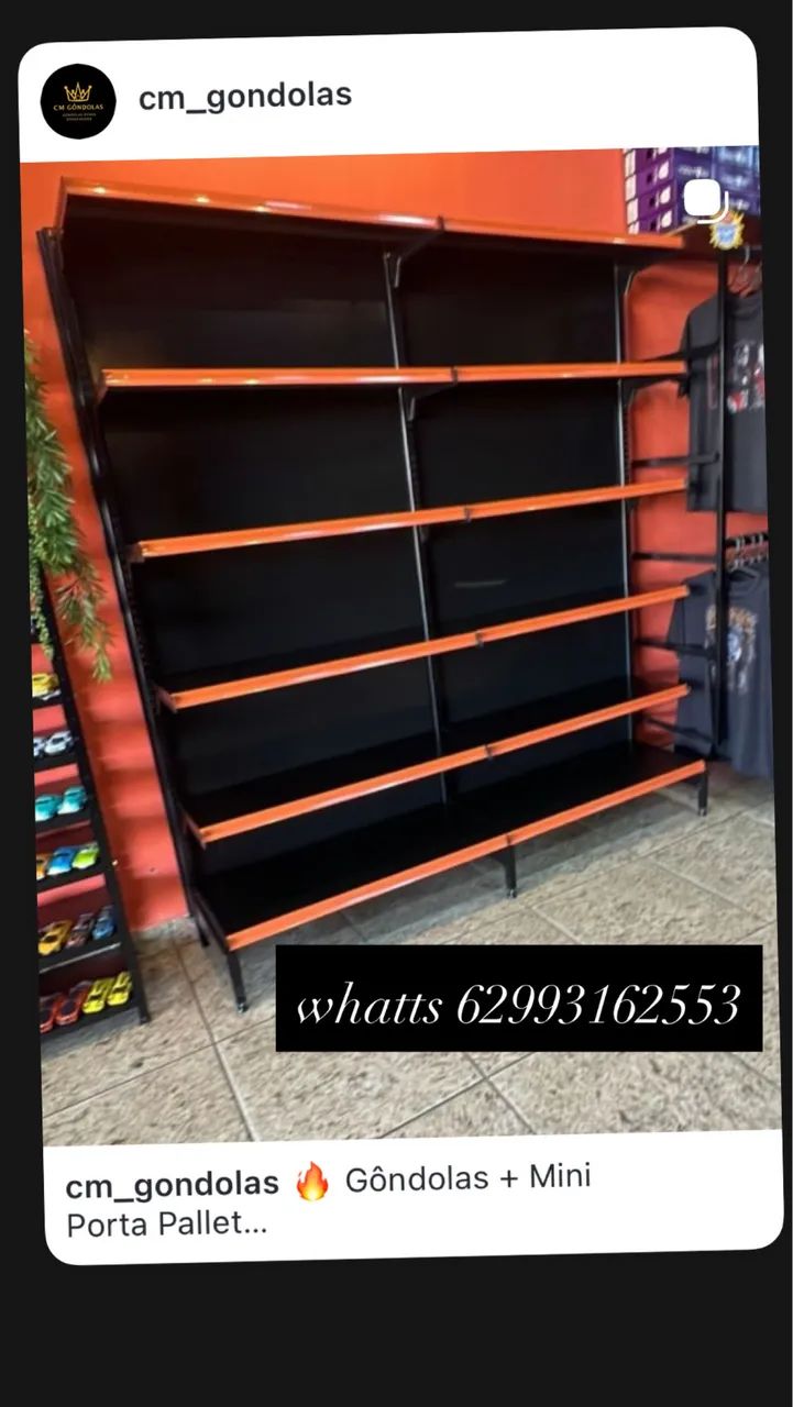 Gôndolas novas de aço  - Foto 2