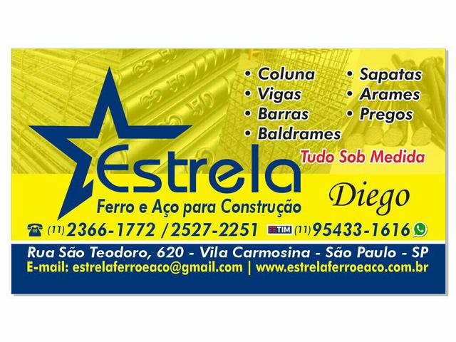 Colunas, vigas, brocas , Baldrames ferro 8mm (5/16) CA 50 construção ferragens - Foto 5