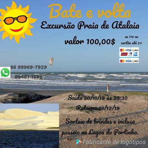 Excursão para praia de Atalaia