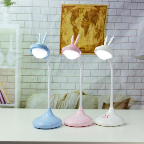 Luminária De Mesa USB Com Orelhinhas de Coelho Touch Led - Foto 4