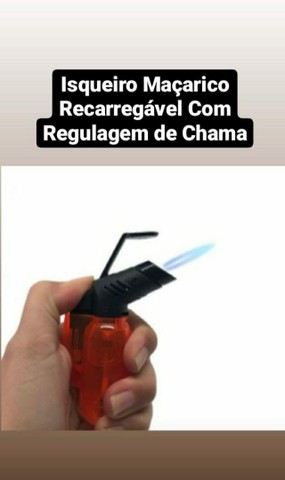 Isqueiro Maçarico Recarregável