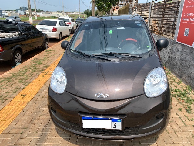 CHERY QQ 2018 MARROM EXTREMAMENTE NOVO 15000KM  OPORTUNIDADE  !!!