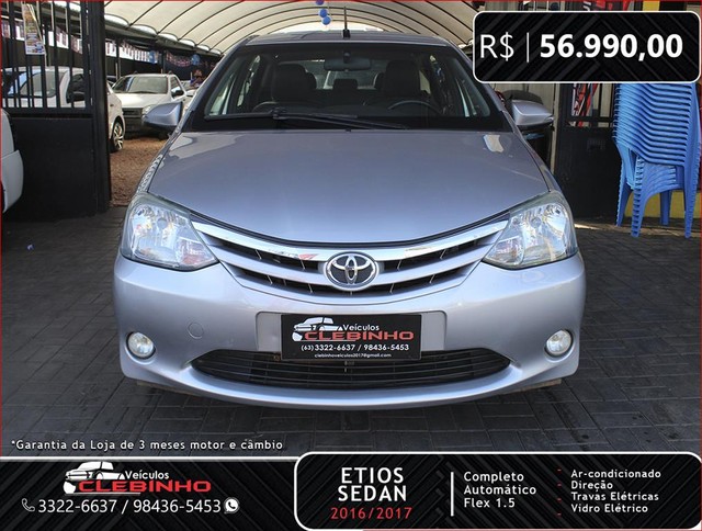 TOYOTA ETIOS 1.5 XLS 16V FLEX 4P AUTOMÁTICO