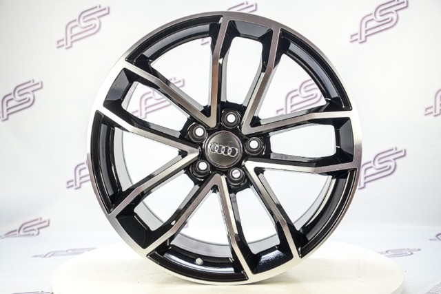 Rodas Audi Coupe Preto Diamantado 5x112 - 18x8,5