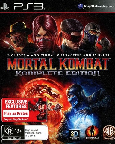 Jogo Novo Mortal Kombat Komplete Edition Para Playstation 3 em Promoção na  Americanas