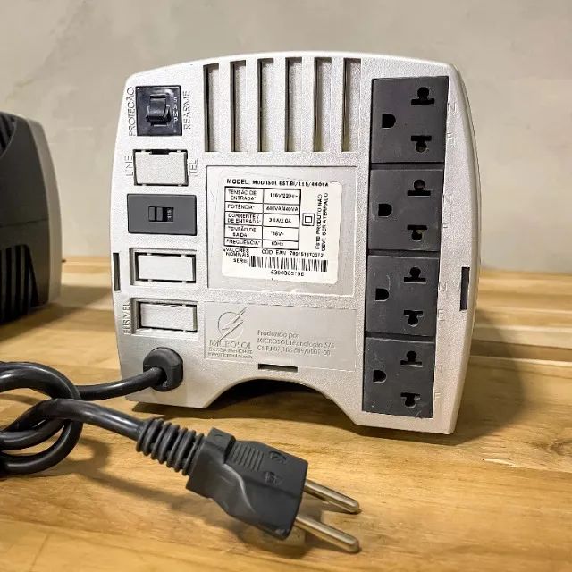 Módulo Isolador Estabilizador Microsol 440VA 4 Tomadas Loja Fisica Curitiba - Foto 2