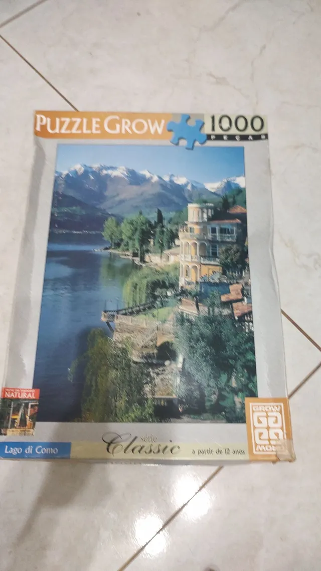 Quebra-Cabeça Puzzle Grow 1000 peças Casa no Lago