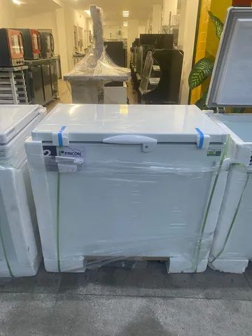Freezer - conservador horizontal porta de chapa - 311 litros - 2 anos de garantia 