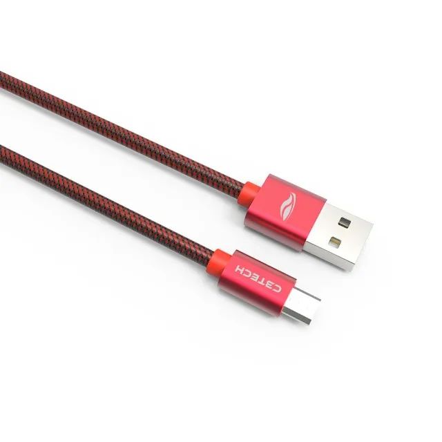 Cabo USB-Micro USB 2,0A 2m  Vermelho C3Tech - Foto 5