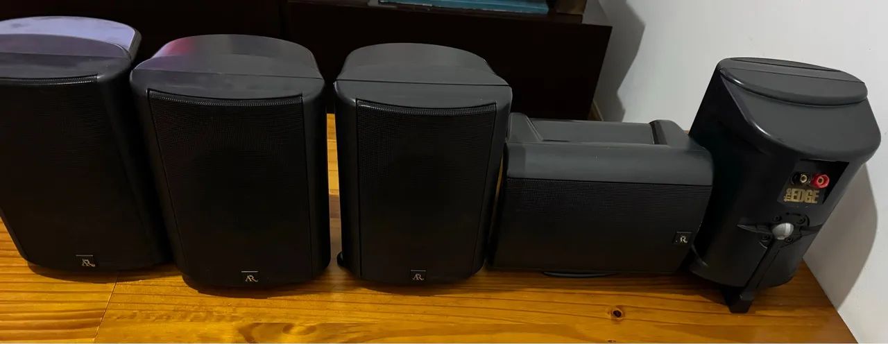 5 Caixas Acusticas Acoustic Research The Edge 100 Watts 8 Ohms