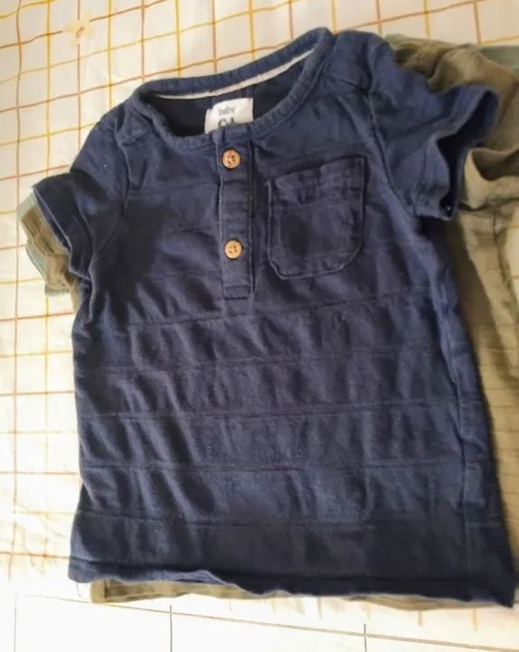 3 camisetas para bebês de 1 ano - Foto 4