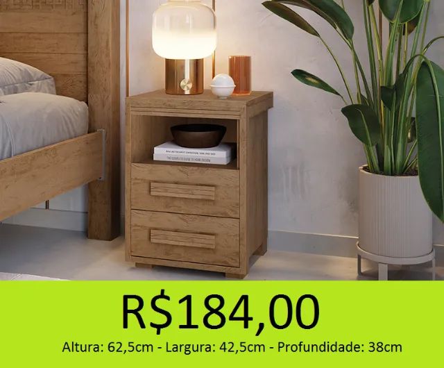 Mesa de cabeceira para o quarto 