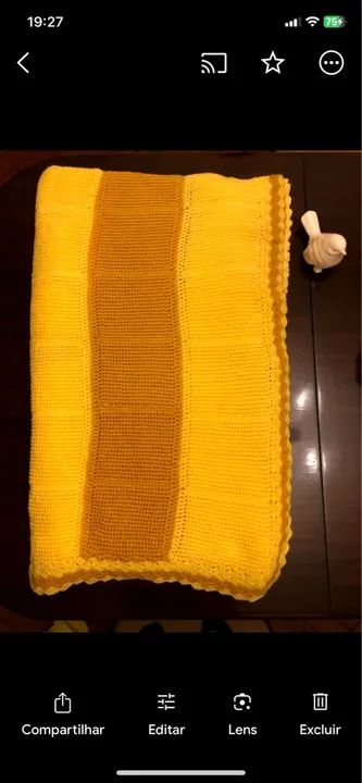 Colcha Tunisino  Amarela - Foto 4