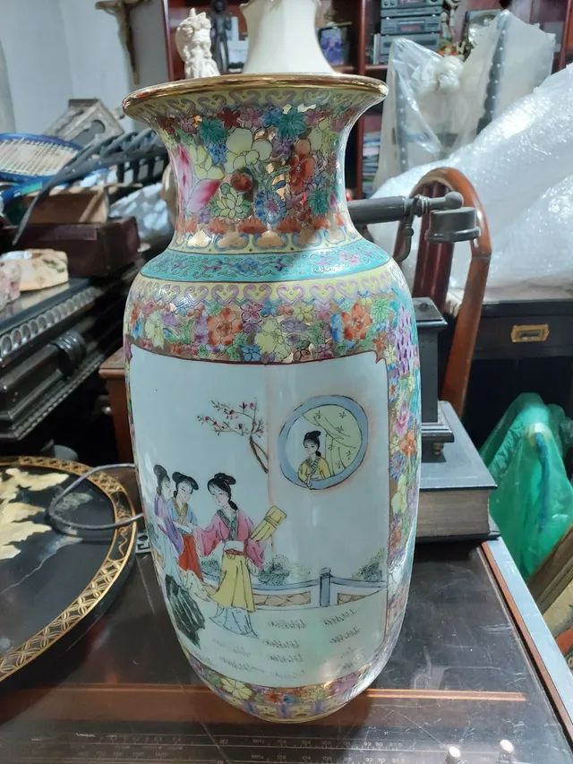 VASO CHINÊS COM UNS 80 ANOS - Foto 2