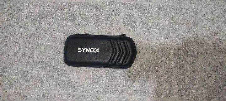 microfone sem fio synco G2 A2 lapela 2,4ghz preto - Foto 3