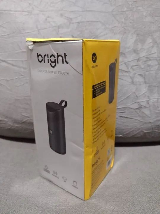 caixa de som bluetooth bright (usado) - Foto 2