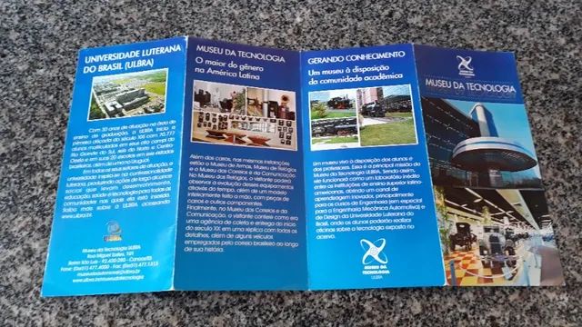 Folder de Apresentação do Museu do Automóvel e Tecnologia da Ulbra - Foto 3