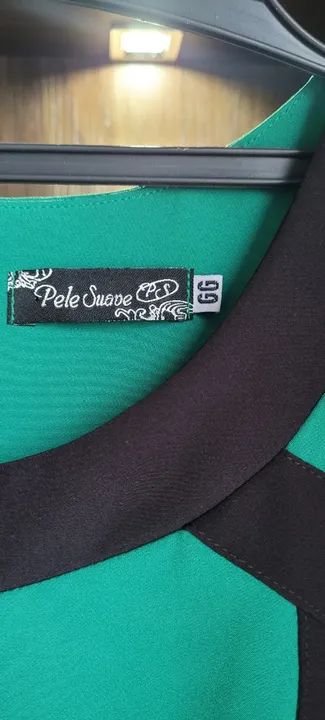 Vestido verde e preto GG - Foto 3