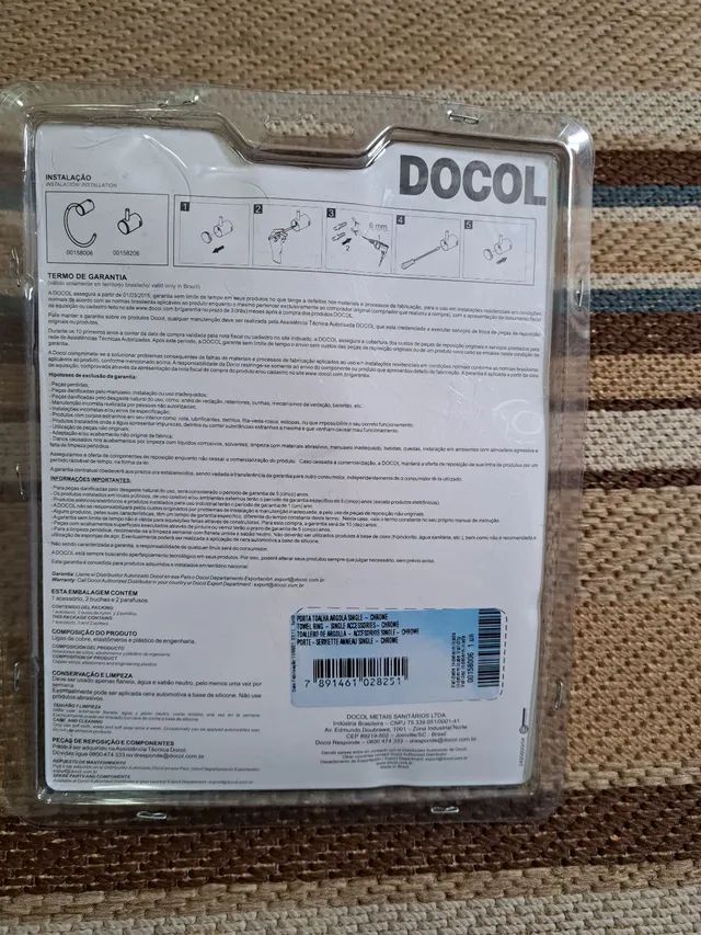 Porta toalha Docol novo  - Foto 2